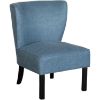 Picture of Luna Navy Armless Accent Chair