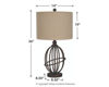 Picture of Manasa Table Lamp, Dark Brown *D