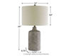 Picture of Linus Table Lamp, Antique Black *D