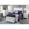 Picture of White Cottage Twin Panel Bed