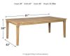 Picture of Clare View Rectangular Outdoor Dining Table