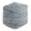 Picture of Chevron Pouf, Blue *D