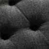 Picture of Ella Charcoal Gray Tufted Storage Bench