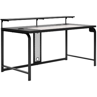 Picture of Lynxtyn Black Home Office Desk