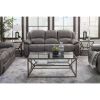 Picture of Kent Gray Leather Power Recliner