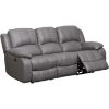Picture of Kent Gray Leather Power Recline Sofa