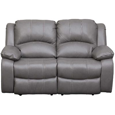 Picture of Kent Gray Leather Power Recline Loveseat