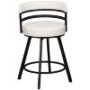 Picture of Liam White 24" Swivel Barstool