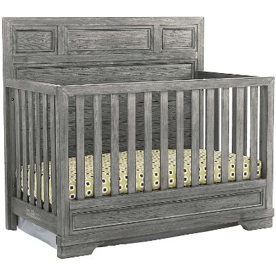 Picture of Foundry Gray Flat Convertible Crib