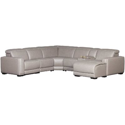 Picture of Correze Leather 6PC Dual Power Sectional with RAF