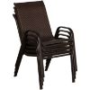 Picture of Wicker Stackable Grey Chair