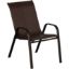 Picture of Wicker Stackable Brown Chair