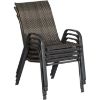 Picture of Wicker Stackable Grey Chair