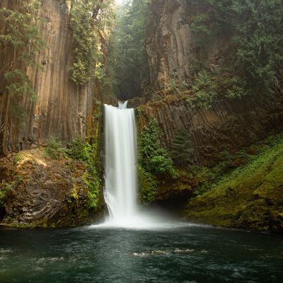 Picture of In Awe At Toketee Falls