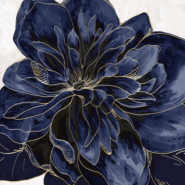 Picture of Blue Flower 2 Tempered Glass