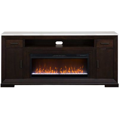 Picture of Avalon 84" Chestnut Fireplace