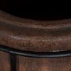 Picture of Clay Pot Avel Brown On Metal Stand