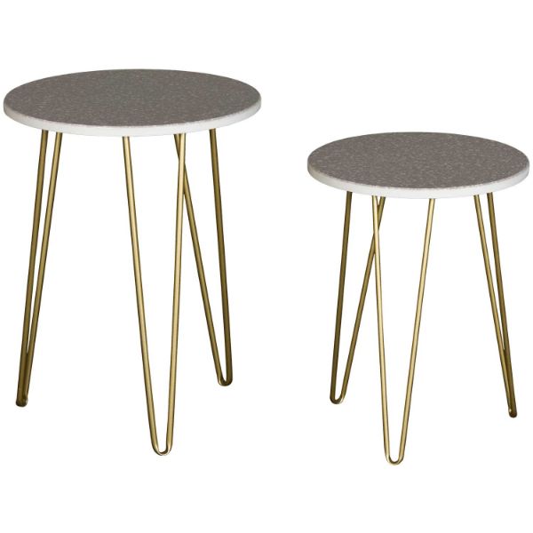 Picture of Faux Marble Accent Tables