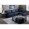 Picture of Levi Indigo Blue 4 Piece Sectional