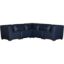 Picture of Levi Indigo Blue 5 Piece Secitonal with Corners