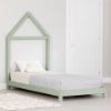 Picture of Sweedi - Twin Bed with House Frame Headboard, Sage *D