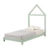 Picture of Sweedi - Twin Bed with House Frame Headboard, Sage *D