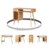 Picture of Kodali - Solid Wood Computer Desk, Natural *D
