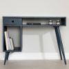 Picture of Kodali - Solid Wood Computer Desk, Dark Blue *D