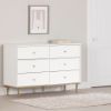 Picture of Dylane - 6-Drawer Double Dresser, White *D