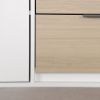 Picture of Hourra -2-Drawer Door Chest, Soft Elm and White *D