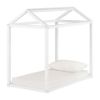 Picture of Sweedi - Transition Wooden House Bed, White *D