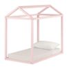 Picture of Sweedi - Transition Wooden House Bed, Pink *D