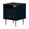 Picture of Dylane - 2-Drawer Nightstand, Navy *D