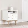 Picture of Dylane - 2-Drawer Nightstand, White *D