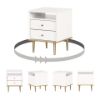 Picture of Dylane - 2-Drawer Nightstand, White *D