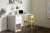 Picture of Amyra - Computer Desk with Power Bar, White *D