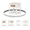 Picture of Bloom - 1-Drawer Nightstand, White *D