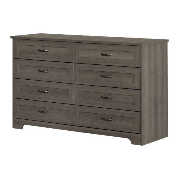 Picture of Prairie - 8-Drawer Double Dresser, Gray Maple *D