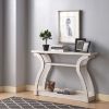 Picture of Curved White Console