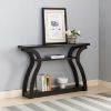 Picture of Curved Red Cocoa Console