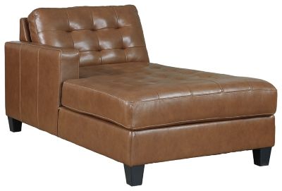 Picture of Auburn Italian Leather LAF Chaise