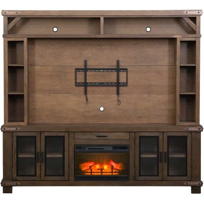 Picture of Sawyer Farmhouse 96" Fireplace Wall Unit