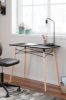 Picture of Jaspeni Home Office Desk, Black/Natural *D
