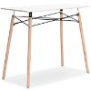 Picture of Jaspeni Home Office Desk, White/Natural *D