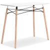 Picture of Jaspeni Home Office Desk, White/Natural *D