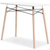 Picture of Jaspeni Home Office Desk, White/Natural *D
