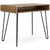 Picture of Strumford Home Office Desk, Brown/Black *D