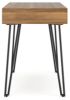 Picture of Strumford Home Office Desk, Brown/Black *D