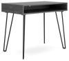 Picture of Strumford Home Office Desk, Charcoal/Black *D