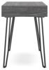Picture of Strumford Home Office Desk, Charcoal/Black *D
